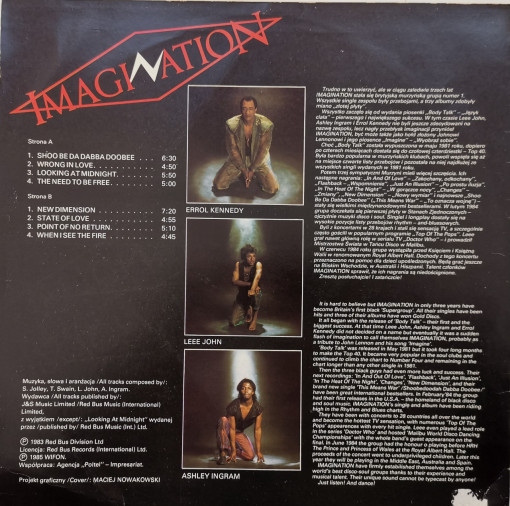 Imagination – албум Imagination - Img 2