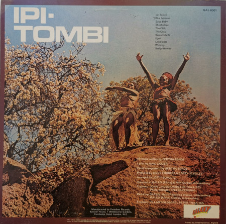 Ipi-Tombi – албум Ipi-Tombi: Music From The Stage Production - Img 2