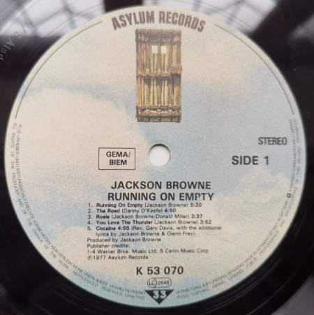 Jackson Browne – албум Running On Empty - Img 3