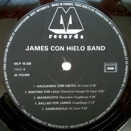 James Con Hielo Band – албум James Con Hielo Band - Img 3