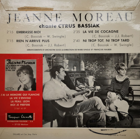 Jeanne Moreau ‎– сингъл Chante Cyrus Bassiak - Img 3