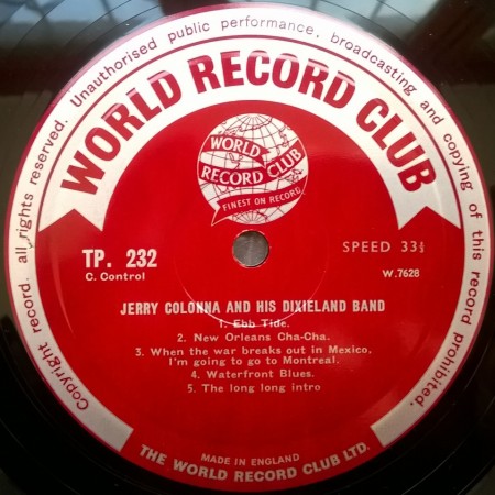 Jerry Colonna And His Dixieland Band ‎– албум He Swings And He Sings - Img 3