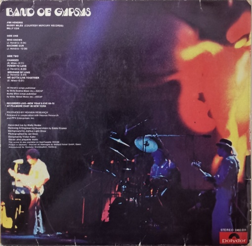 Jimi Hendrix – албум Band Of Gypsys - Img 3