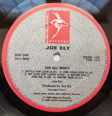Joe Ely – албум Dig All Night - Img 3