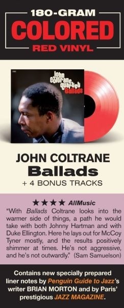 JOHN COLTRANE QUARTET - BALLADS (Red Colored Vinyl) - Img 2