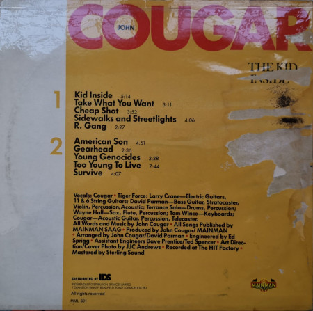 John Cougar – албум The Kid Inside - Img 2