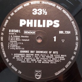 Johnnie Ray ‎– албум Showcase Of Hits - Img 4