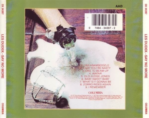 Les Dudek – албум Say No More (CD) - Img 2