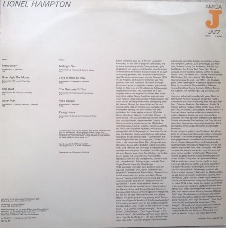 Lionel Hampton ‎– албум Lionel Hampton - Img 2
