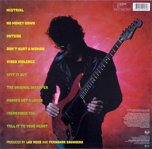 Lou Reed – албум Mistrial - Img 2