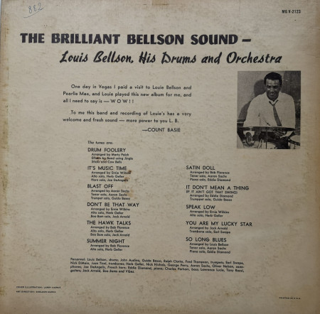 Louis Bellson – албум The Brilliant Bellson Sound - Img 2