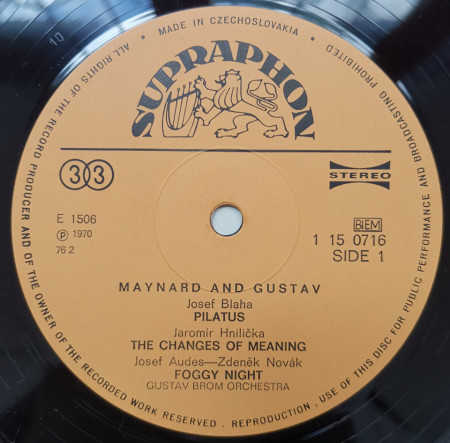 Maynard Ferguson, Gustav Brom Orchestra – албум Maynard &amp; Gustav - Img 3
