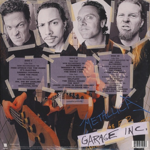 METALLICA - GARAGE INC - 3LP - (3 x LP) - Img 2