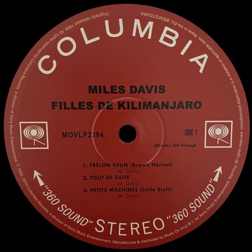 Miles Davis – албум Filles De Kilimanjaro - Img 2