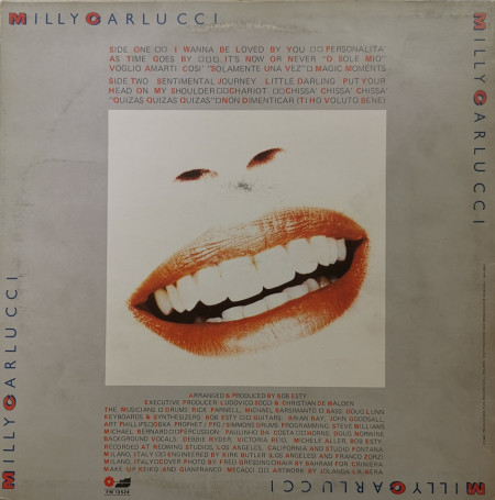 Milly Carlucci – албум Milly Carlucci - Img 2