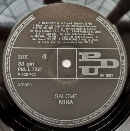 Mina – албум Salomè - Img 3