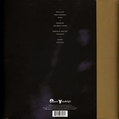 Opeth - My Arms, Your Hearse (Half Speed Mastered at Abbey Road Studio) (Black Vinyl) (2 x LP) - Img 2