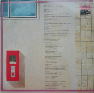Peter Horton ‎– албум Liederbuch - Img 2