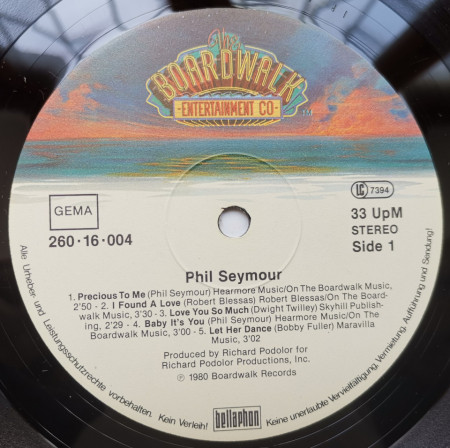Phil Seymour – албум Phil Seymour - Img 3