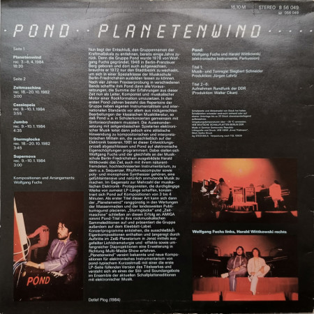 Pond ‎– албум Planetenwind - Img 2