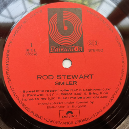 Rod Stewart ‎– албум Smiler - Img 3