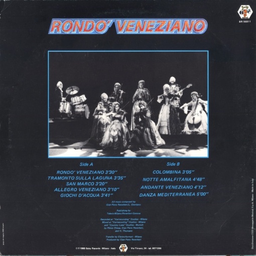 Rondo' Veneziano – албум Rondo' Veneziano - Img 2