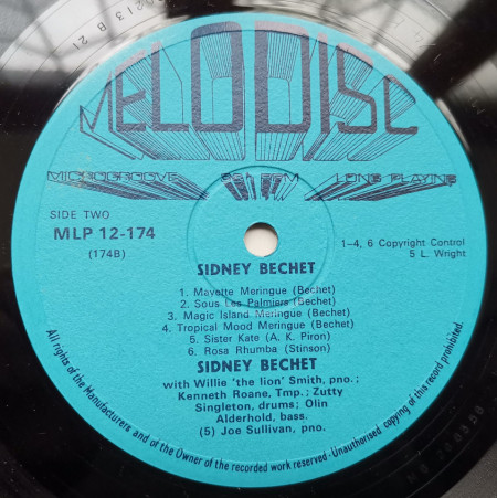 Sidney Bechet – албум Sidney Bechet - Img 3