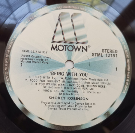 Smokey Robinson – албум Being With You - Img 3