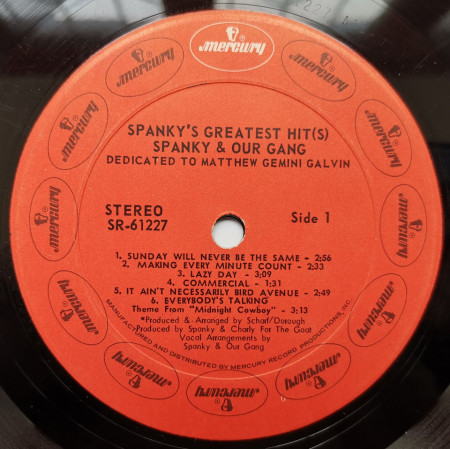 Spanky &amp; Our Gang ‎– албум Spanky's Greatest Hit(s) - Img 3