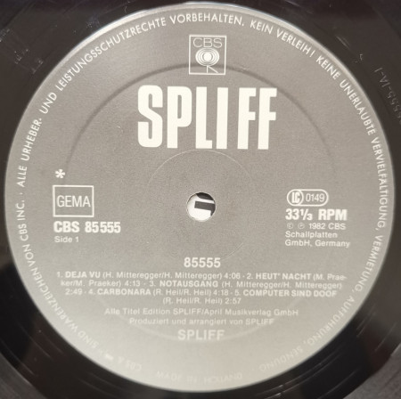 Spliff – албум 85555 - Img 3