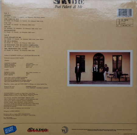 Stadio – албум Puoi Fidarti Di Me - Img 2
