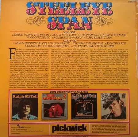 Steeleye Span ‎– албум Steeleye Span - Img 3