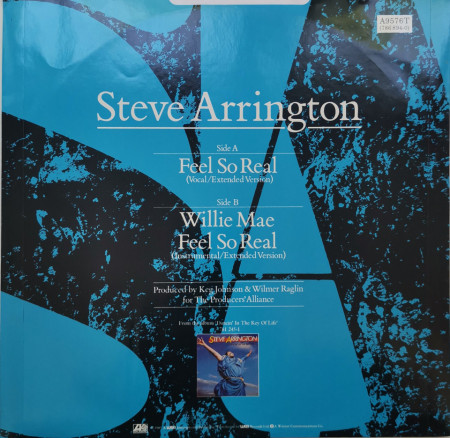 Steve Arrington – сингъл Feel So Real - Img 2