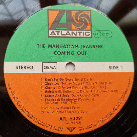 The Manhattan Transfer ‎– албум Coming Out - Img 3