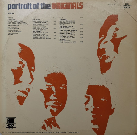 The Originals – албум Portrait Of The Originals - Img 2