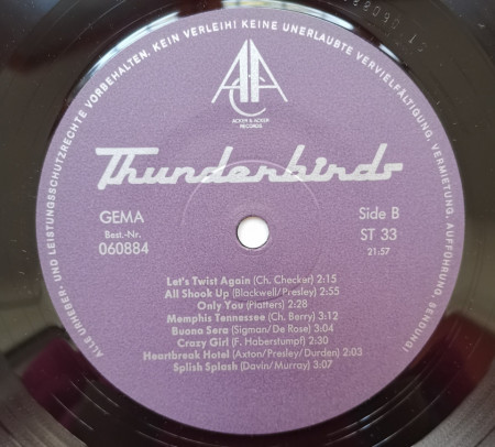 Thunderbirds - албум Thunderbirds - Img 3