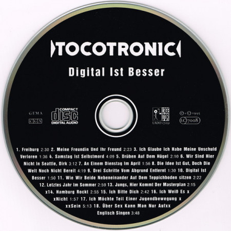 Tocotronic ‎– албум Digital Ist Besser (CD) - Img 3