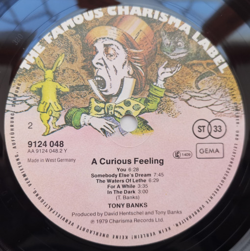 Tony Banks – албум A Curious Feeling - Img 3
