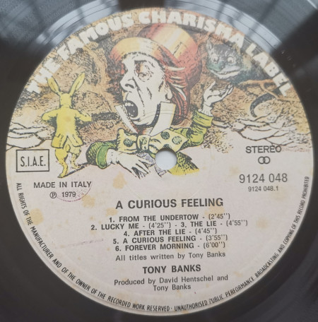 Tony Banks – албум A Curious Feeling - Img 2
