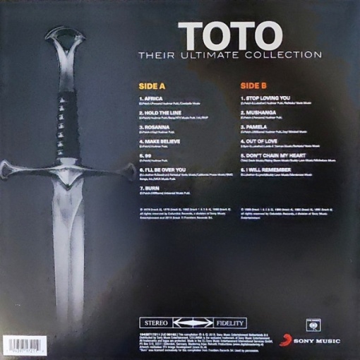 Toto – албум Their Ultimate Collection - Img 2