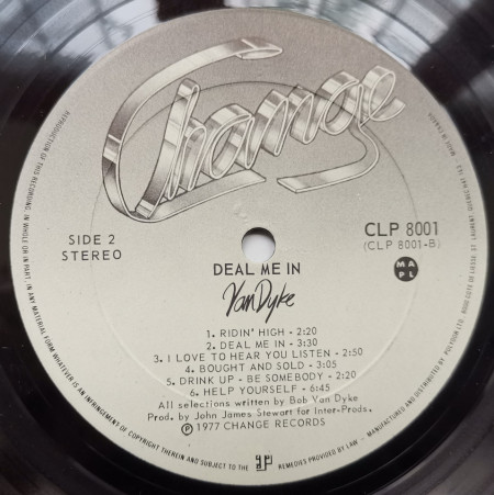 Van Dyke – албум Deal Me In - Img 3