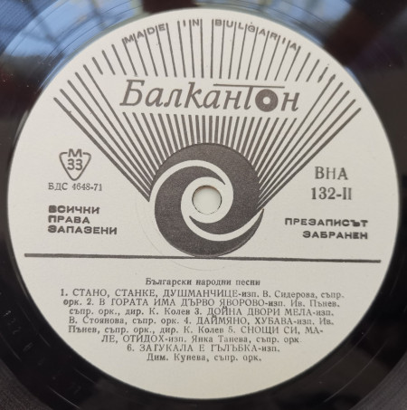 Various – албум Пеят известни народни изпълнители - Img 3