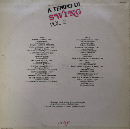 Various – албум A Tempo Di Swing Vol. 2 - Img 2