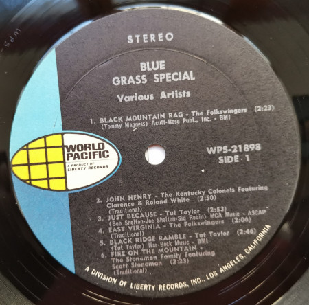 Various ‎– албум Bluegrass Special - Img 3