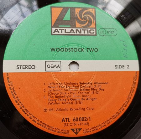 Various – албум Woodstock Two - Img 3