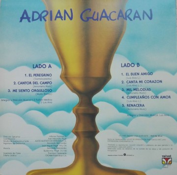 Adrian Guacaran – албум El Peregrino - Img 2