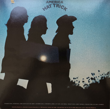 America ‎– албум Hat Trick - Img 2