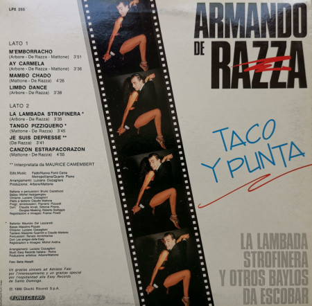Armando De Razza ‎– албум Taco Y Punta - Img 2
