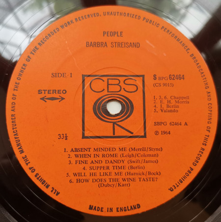 Barbra Streisand – албум People - Img 3