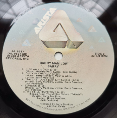 Barry Manilow – албум Barry - Img 3